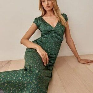 Reformation Kaye Silk Dress Size 8 NWOT $278